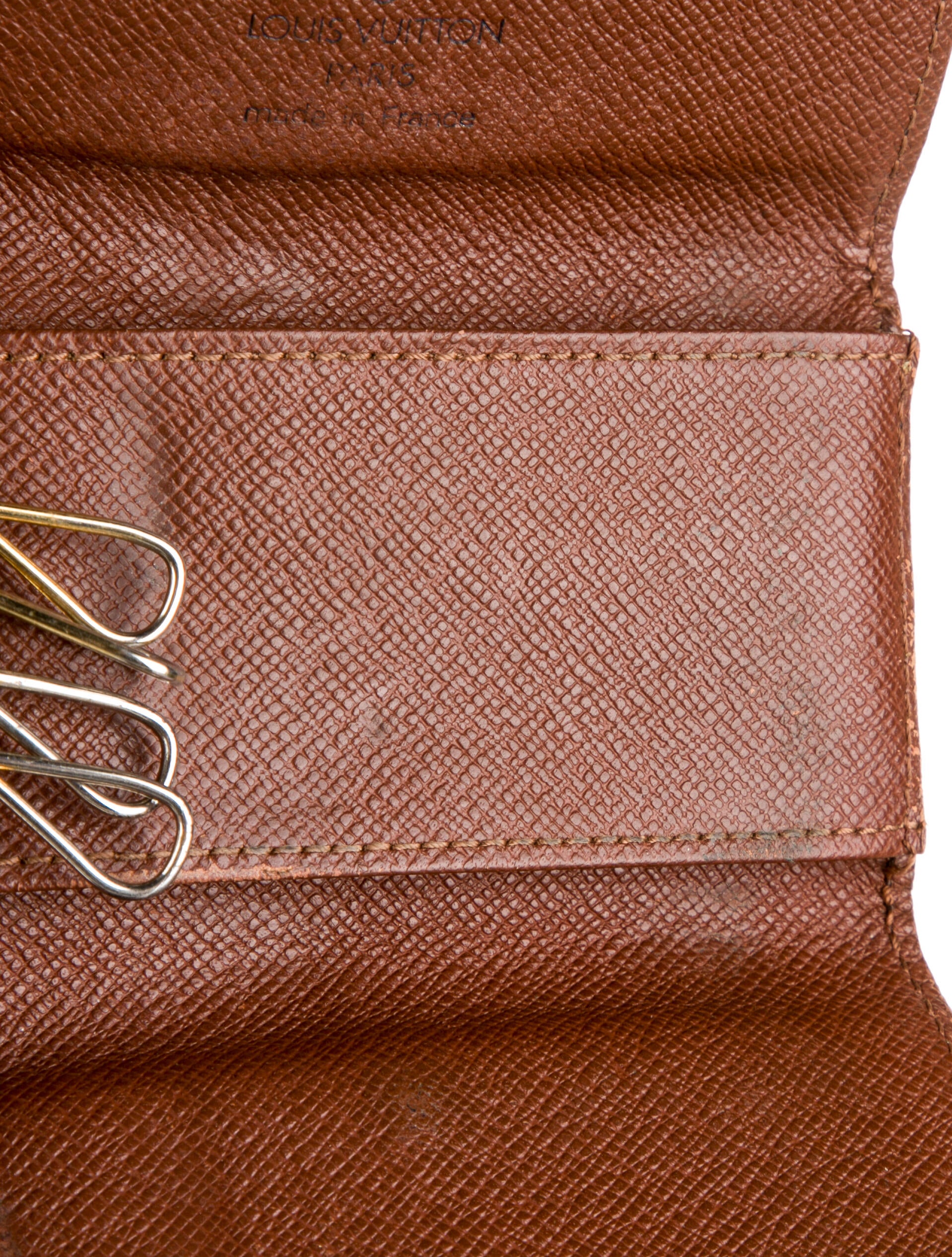 Louis Vuitton LV Monogram Coated Canvas Key Holder